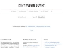 Tablet Screenshot of ismywebsitedown.com